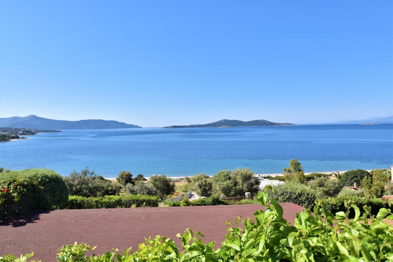 Blue Bay View - Beach House Vathirrevma Dış mekan fotoğraf
