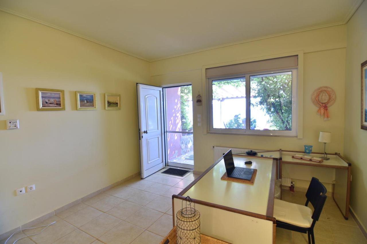 Blue Bay View - Beach House Vathirrevma Dış mekan fotoğraf
