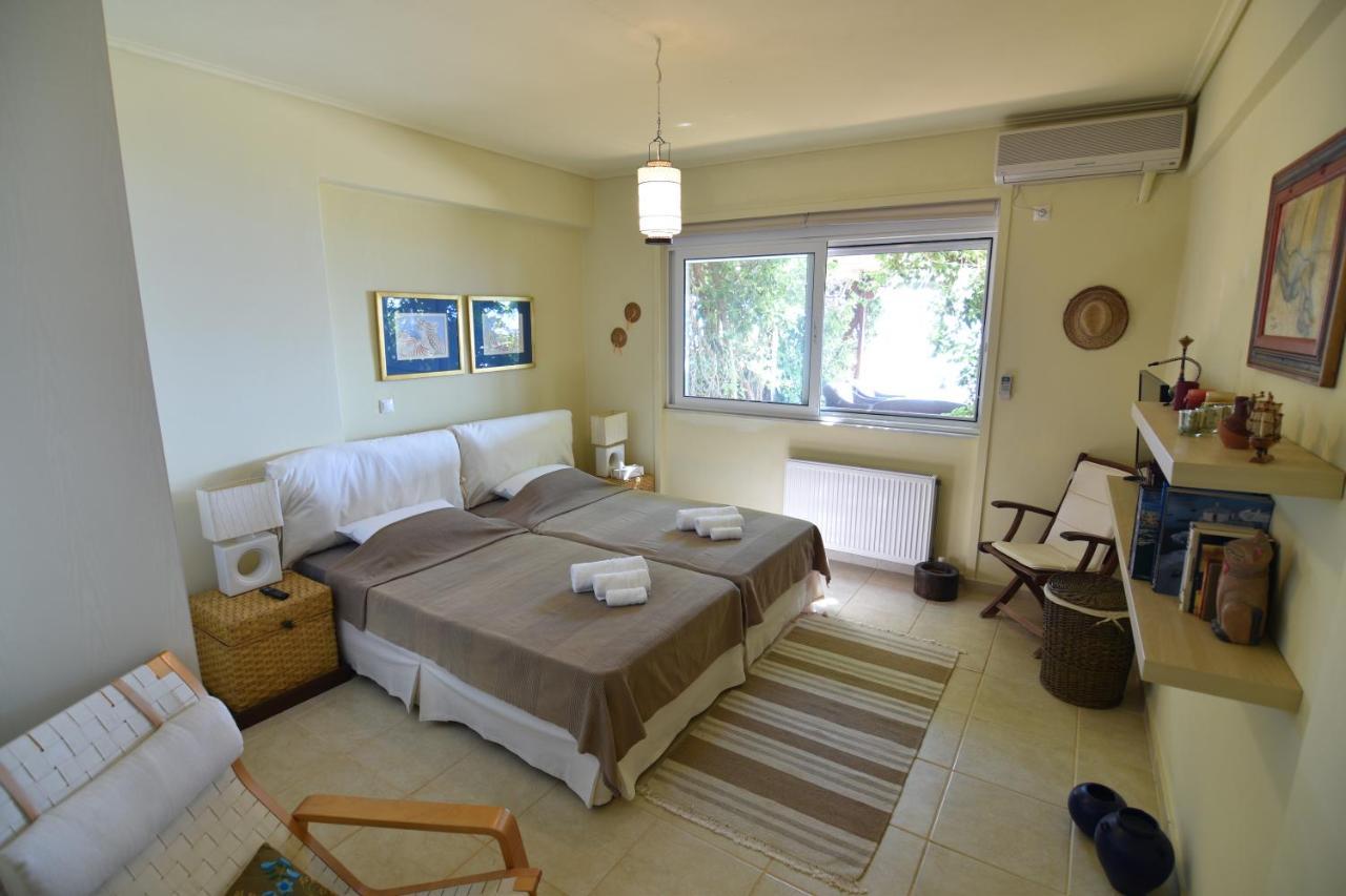 Blue Bay View - Beach House Vathirrevma Dış mekan fotoğraf