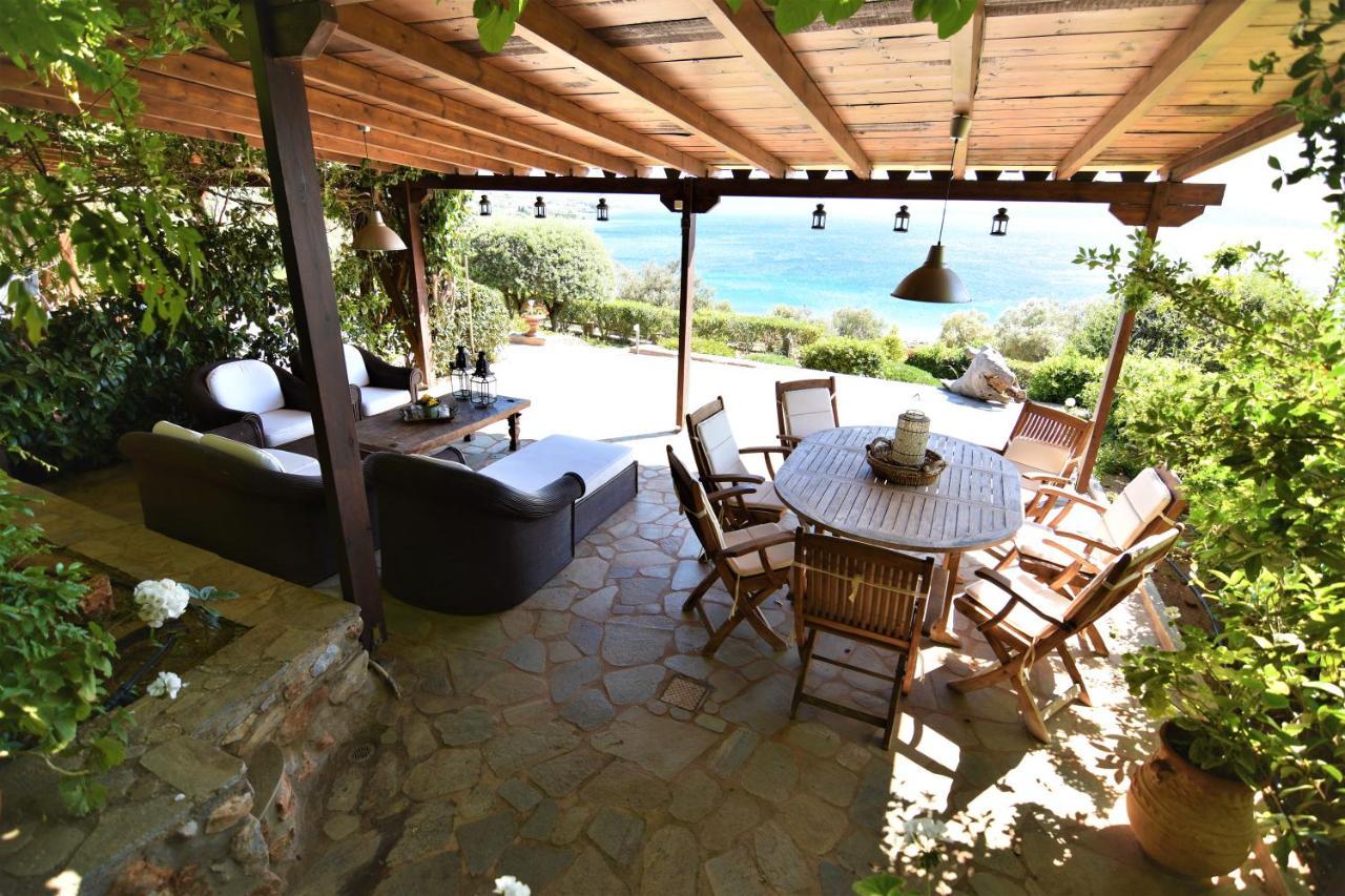 Blue Bay View - Beach House Vathirrevma Dış mekan fotoğraf