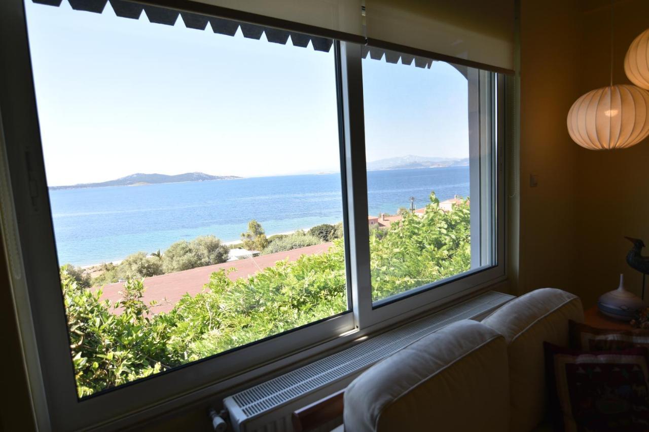 Blue Bay View - Beach House Vathirrevma Dış mekan fotoğraf