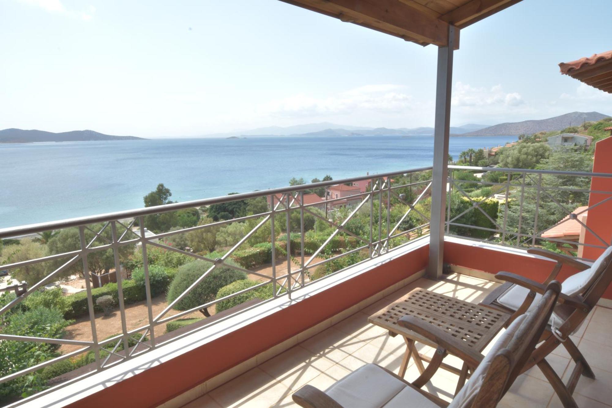 Blue Bay View - Beach House Vathirrevma Dış mekan fotoğraf